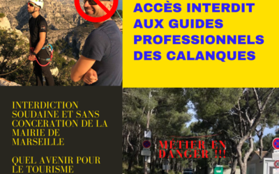 Les guides des calanques face à une politique abusive et incohérente de la mairie de Marseille